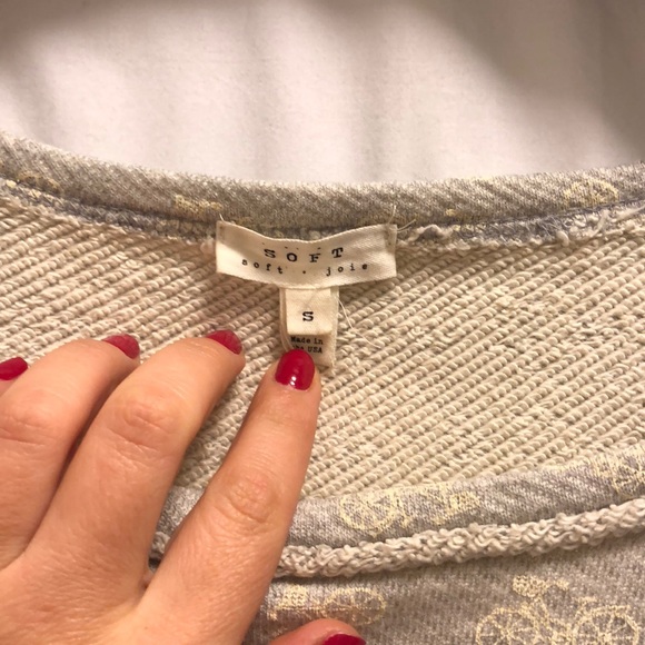 LETS MAKE A DEAL! Soft Joie sweatshirt w/ bikes - Picture 3 of 5